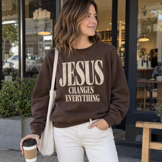 Jesus Changes Everything Crewneck