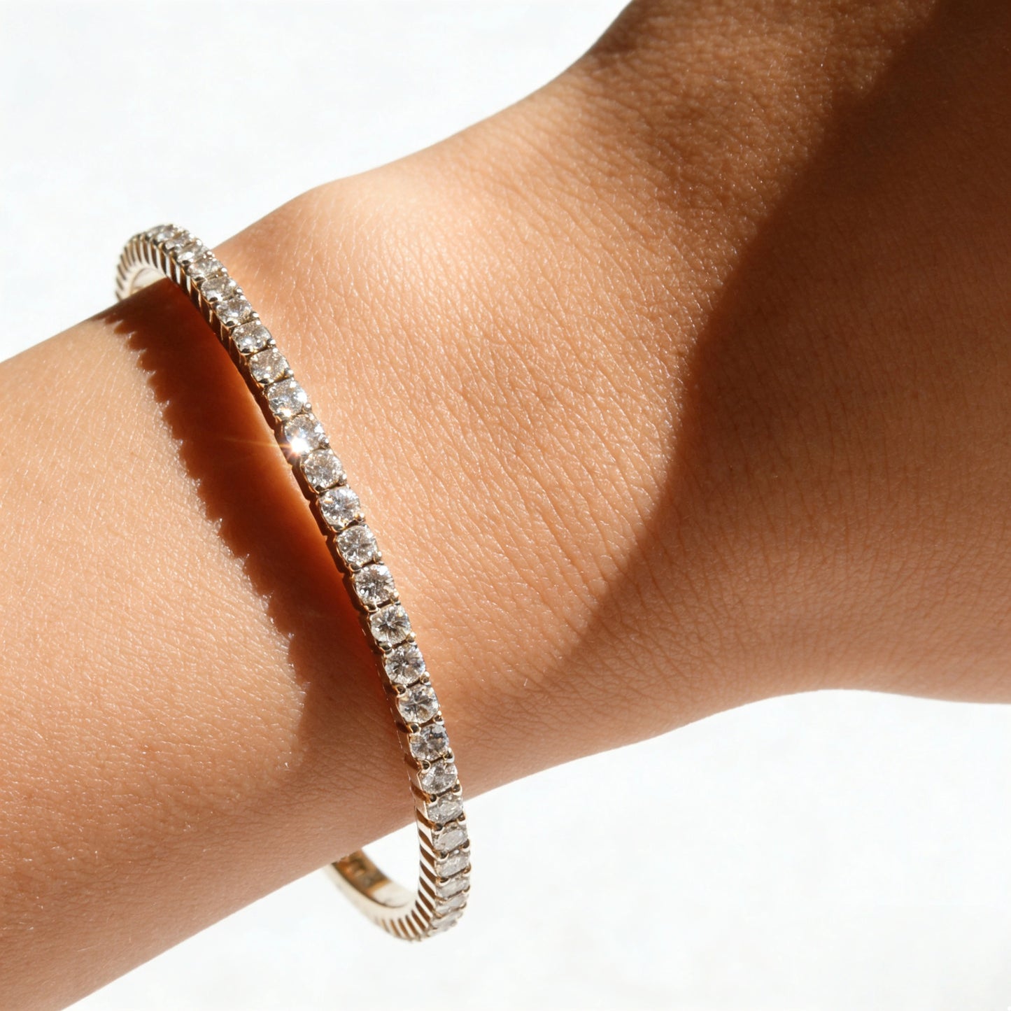 PAVOI 14K Gold Plated Tennis Bracelet