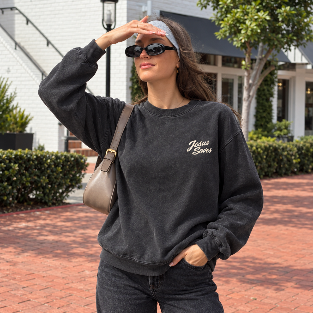 Jesus Saves Sweatshirt