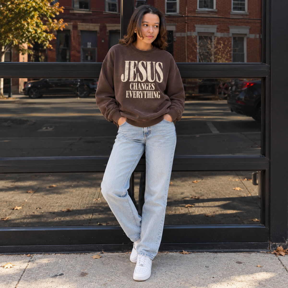 Jesus Changes Everything Crewneck