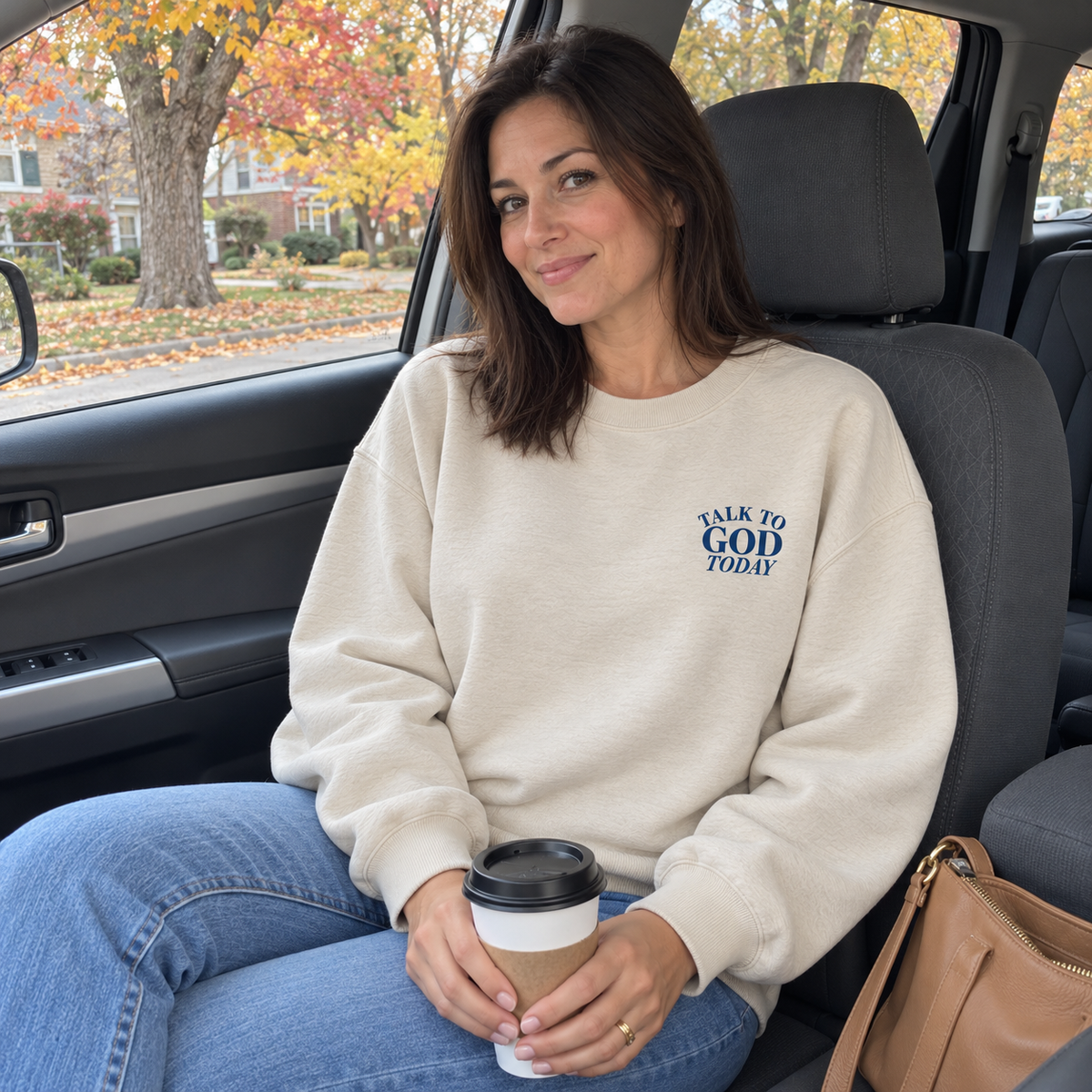 Talk to God Today Crewneck Sweatshirt