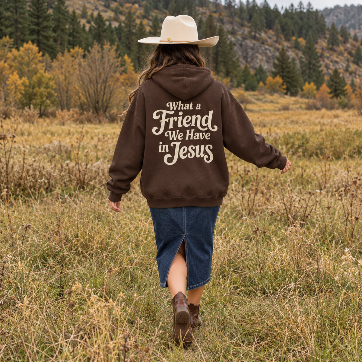 What a Friend Hoodie In Jesus Hoodie