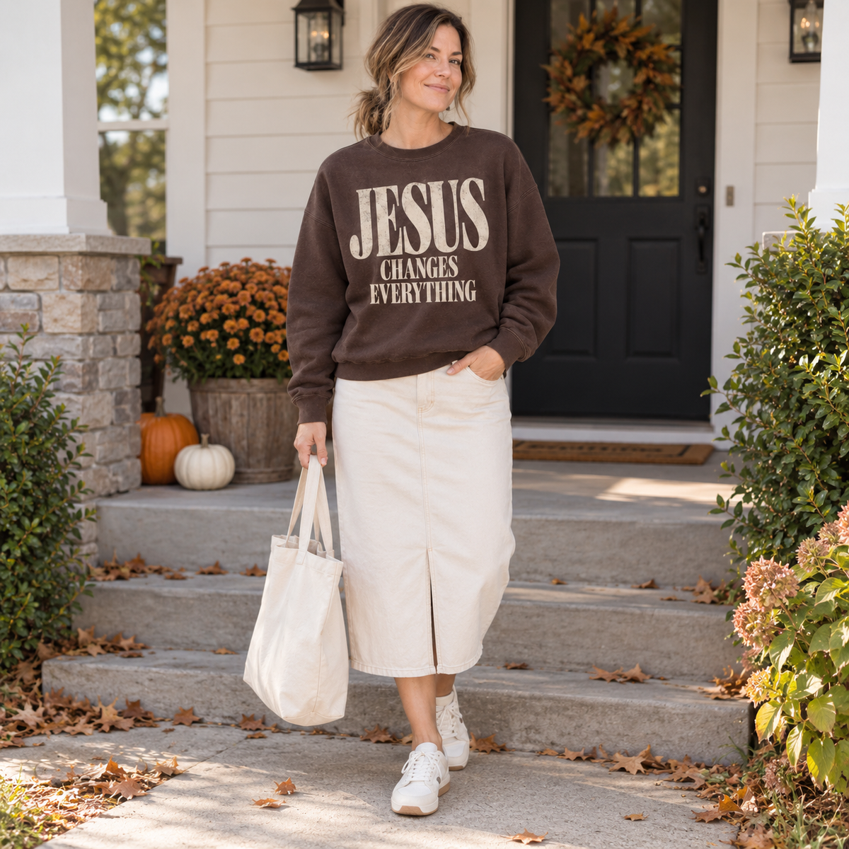 Jesus Changes Everything Crewneck
