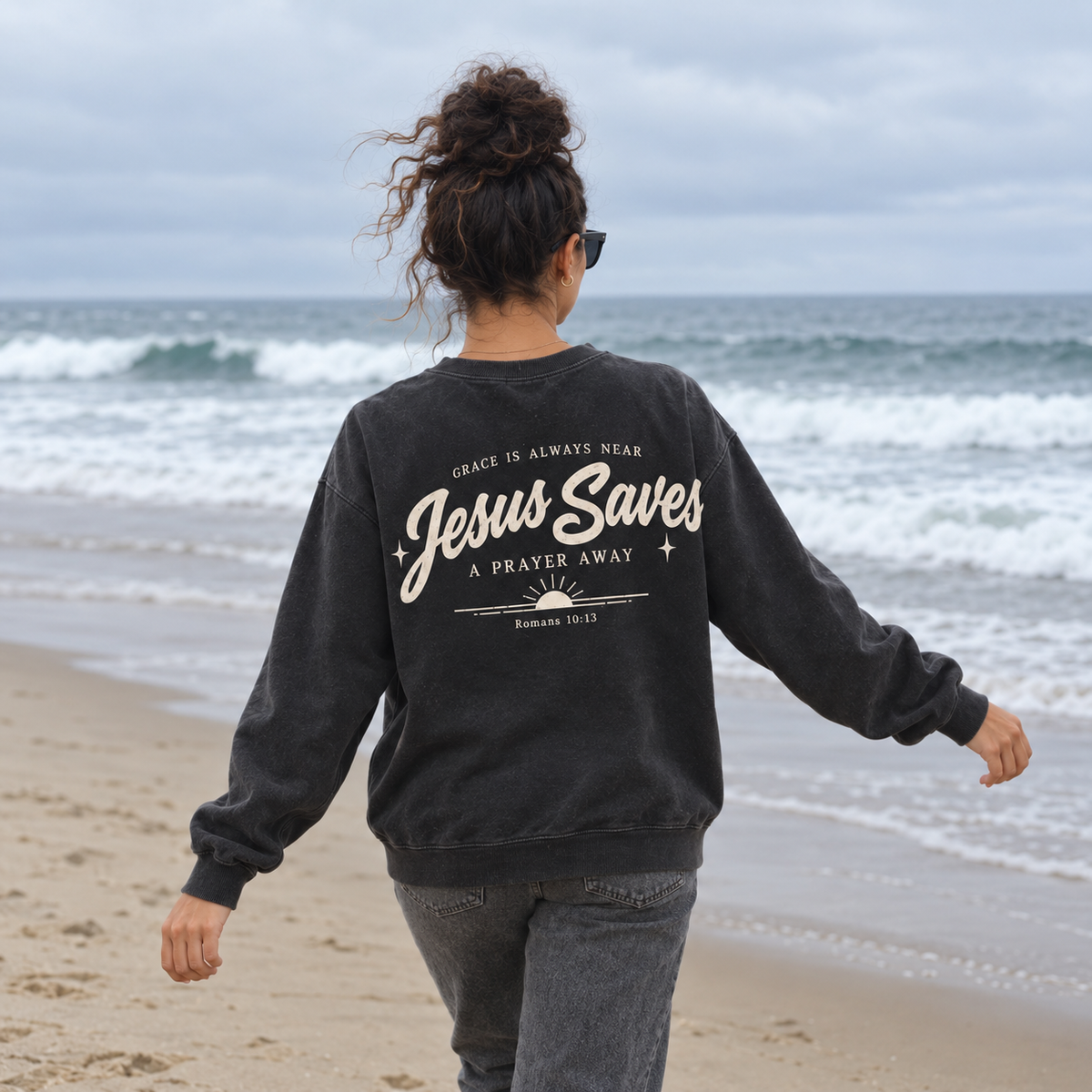 Jesus Saves Sweatshirt
