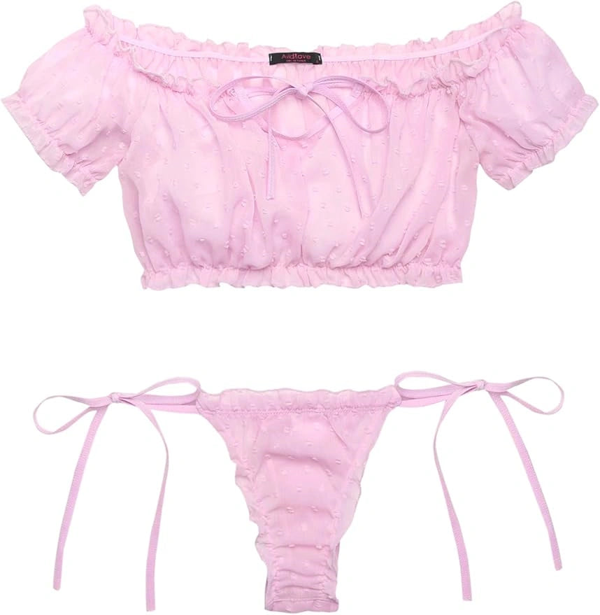Ruffle Lingerie Set