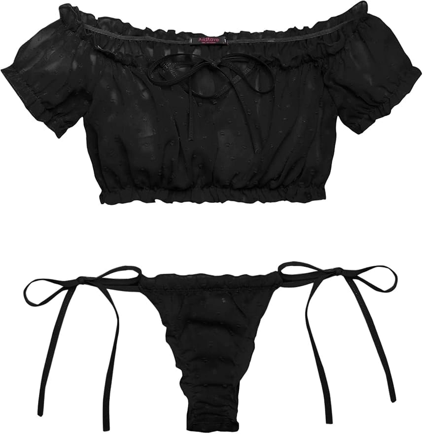 Ruffle Lingerie Set