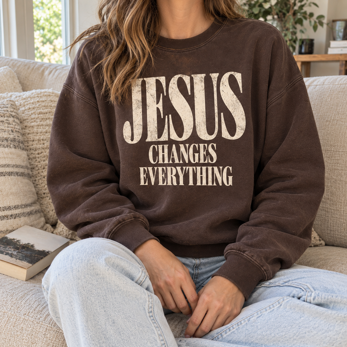Jesus Changes Everything Crewneck