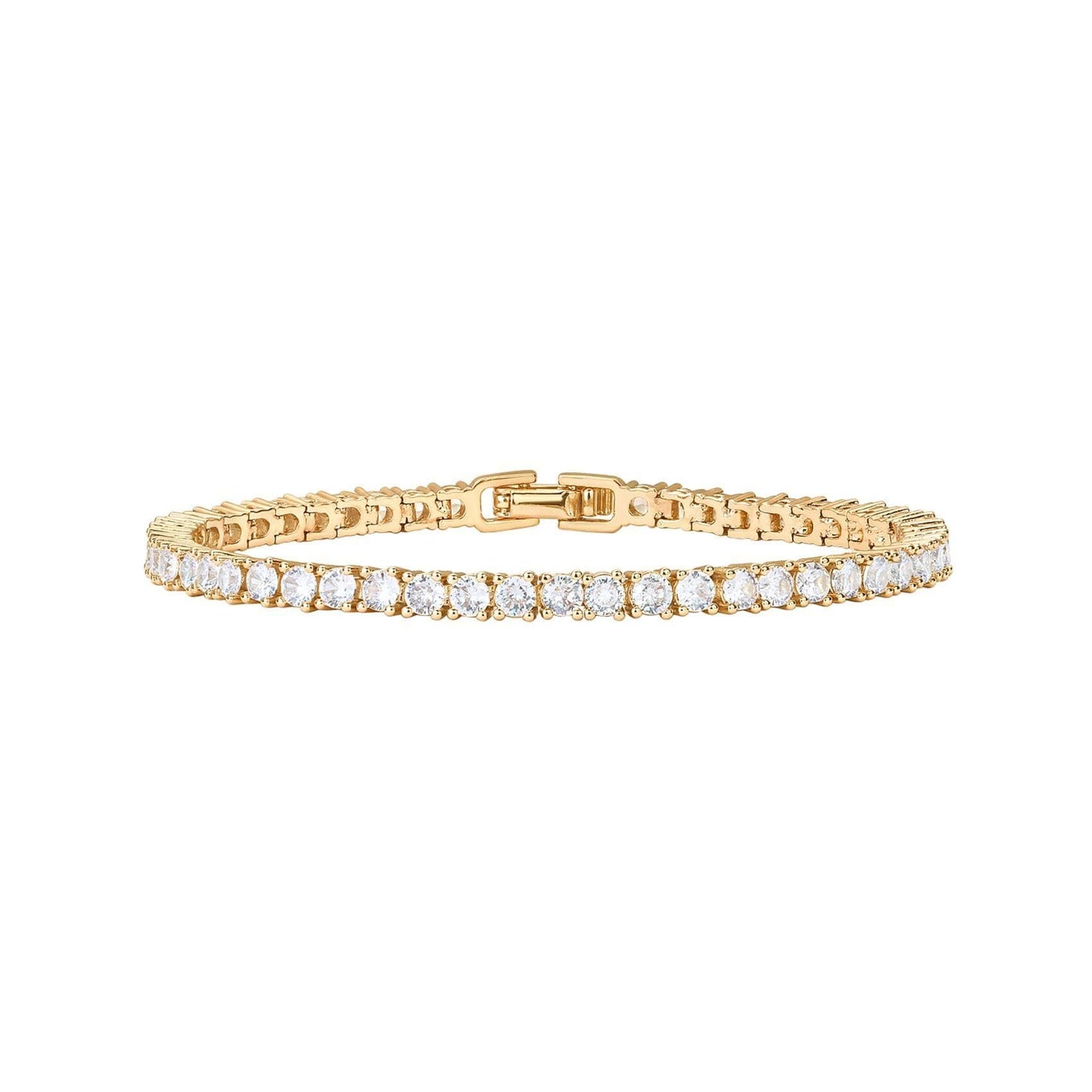 PAVOI 14K Gold Plated Tennis Bracelet