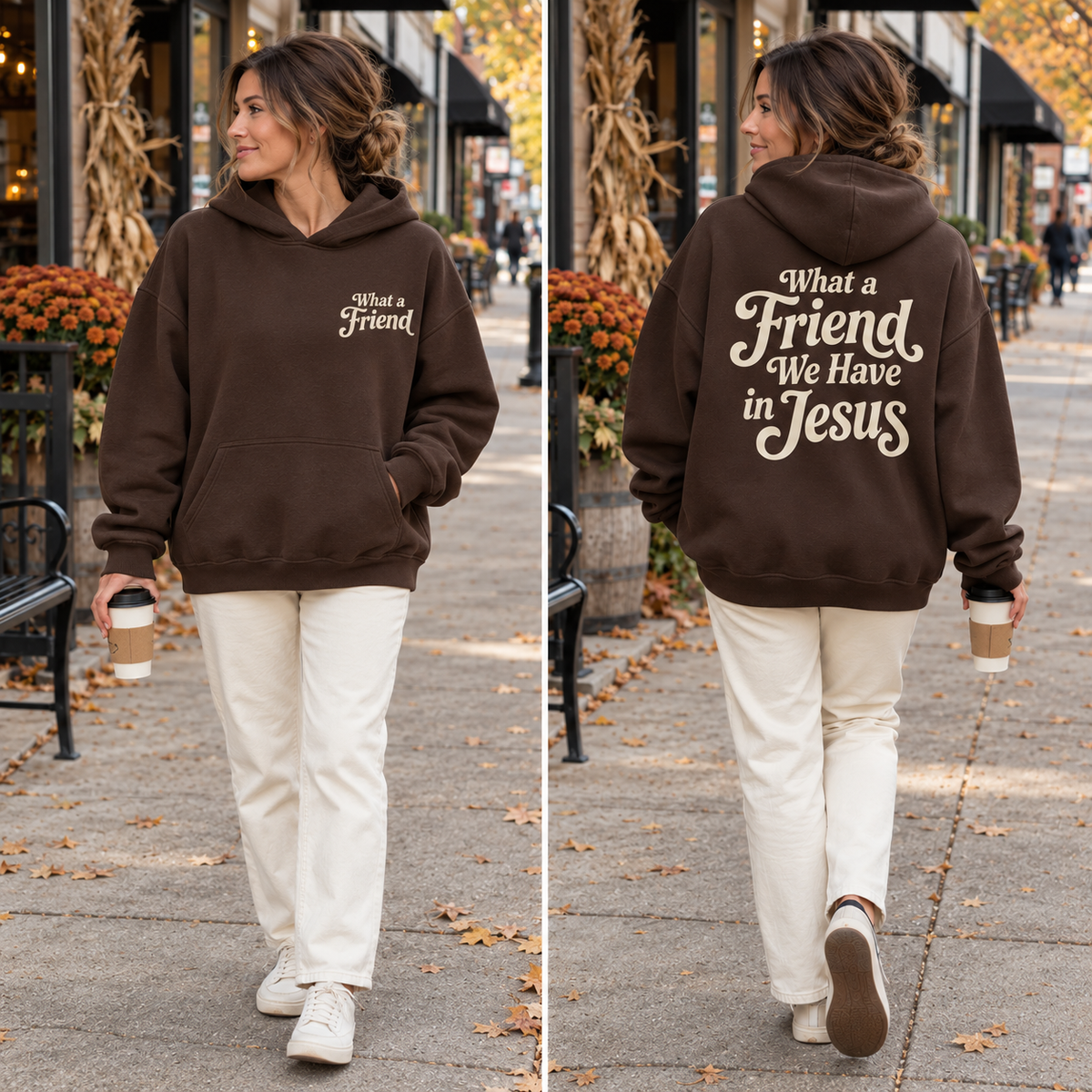 What a Friend Hoodie In Jesus Hoodie