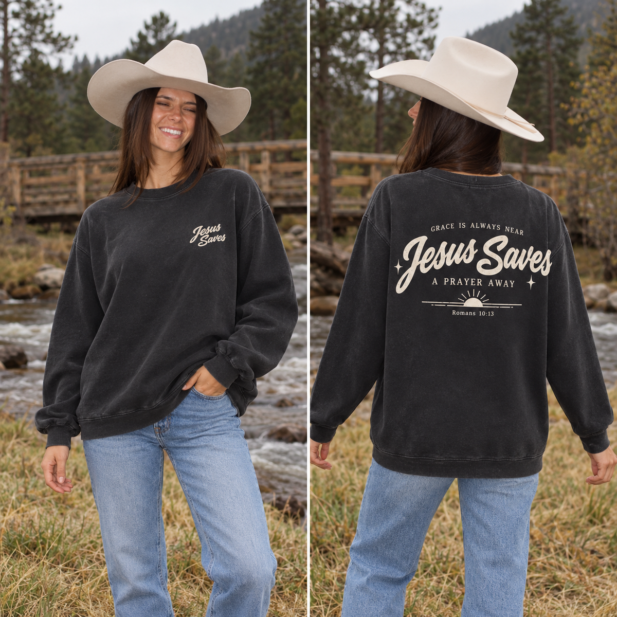 Jesus Saves Sweatshirt