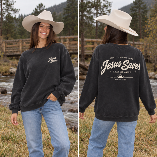 Jesus Saves Sweatshirt