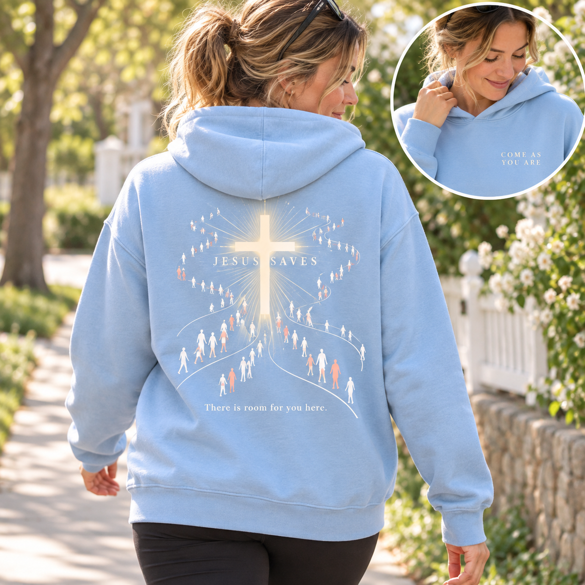 Jesus Saves Come As You Are Hoodie