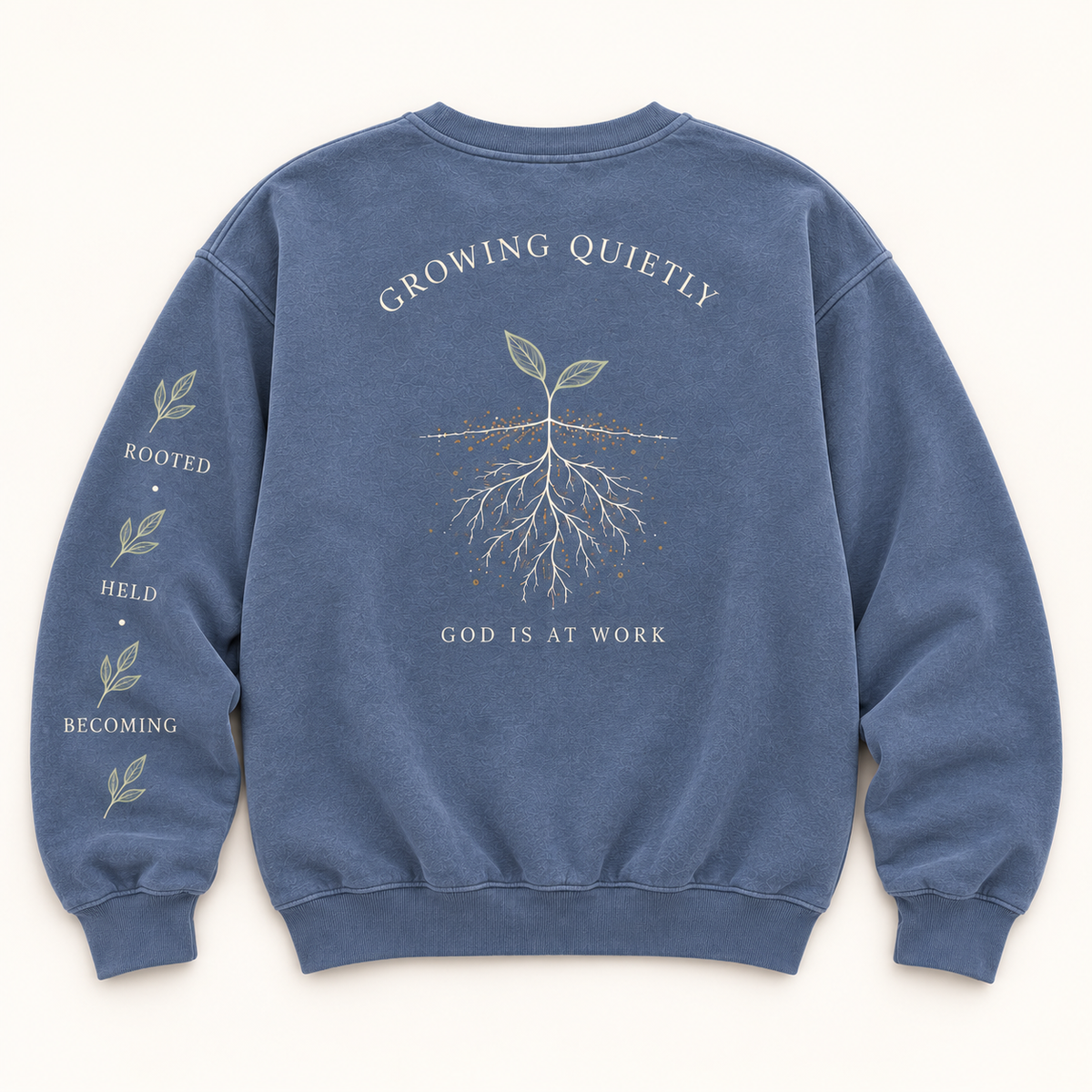 Growing Quietly Crewneck Sweatshirt