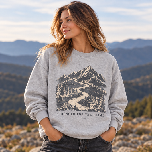 Strength for the Climb Crewneck Sweatshirt