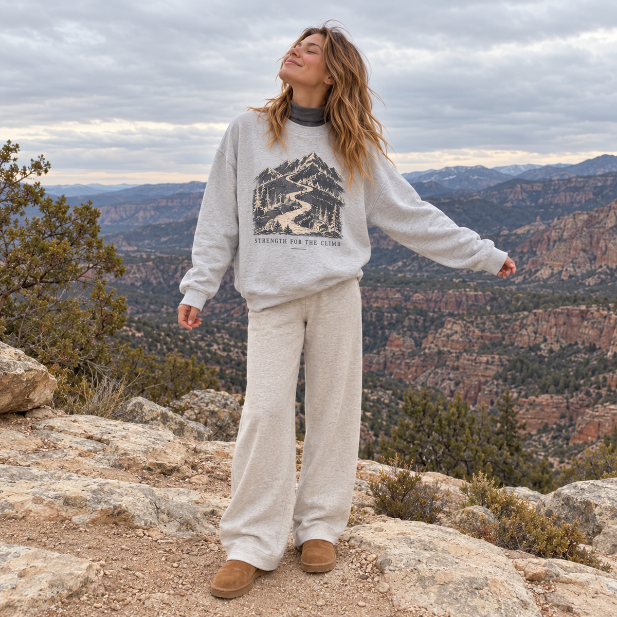 Strength for the Climb Crewneck Sweatshirt