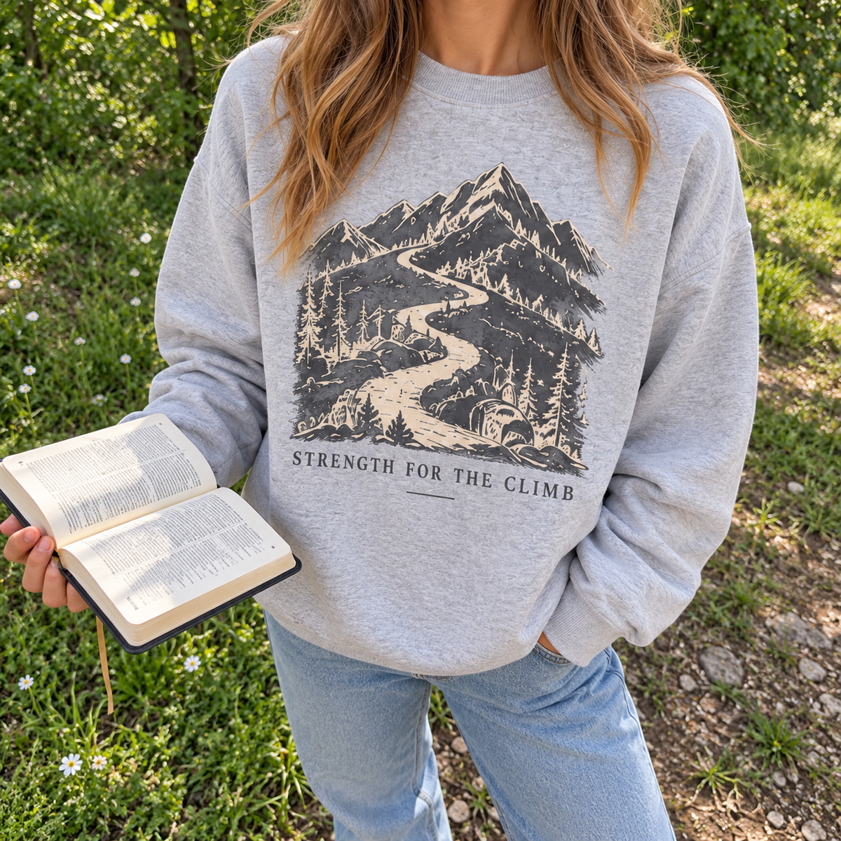 Strength for the Climb Crewneck Sweatshirt