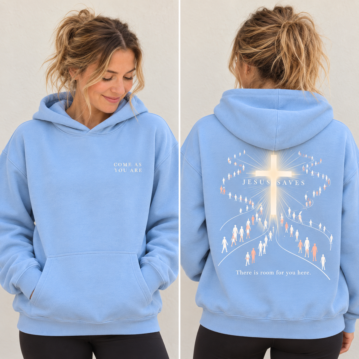 Jesus Saves Come As You Are Hoodie