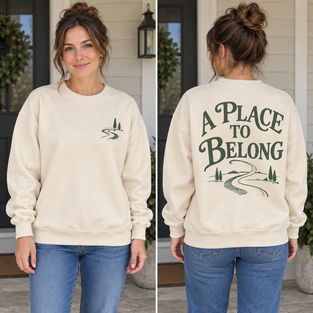 A Place to Belong Crewneck Sweatshirt