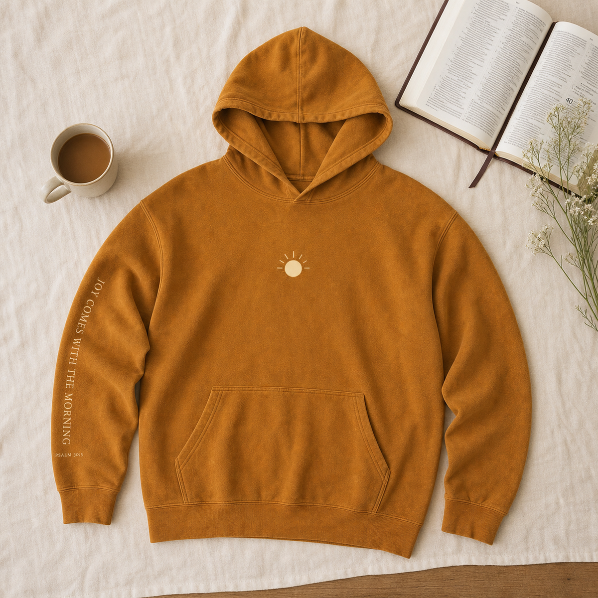 Joy Comes With the Morning Hoodie