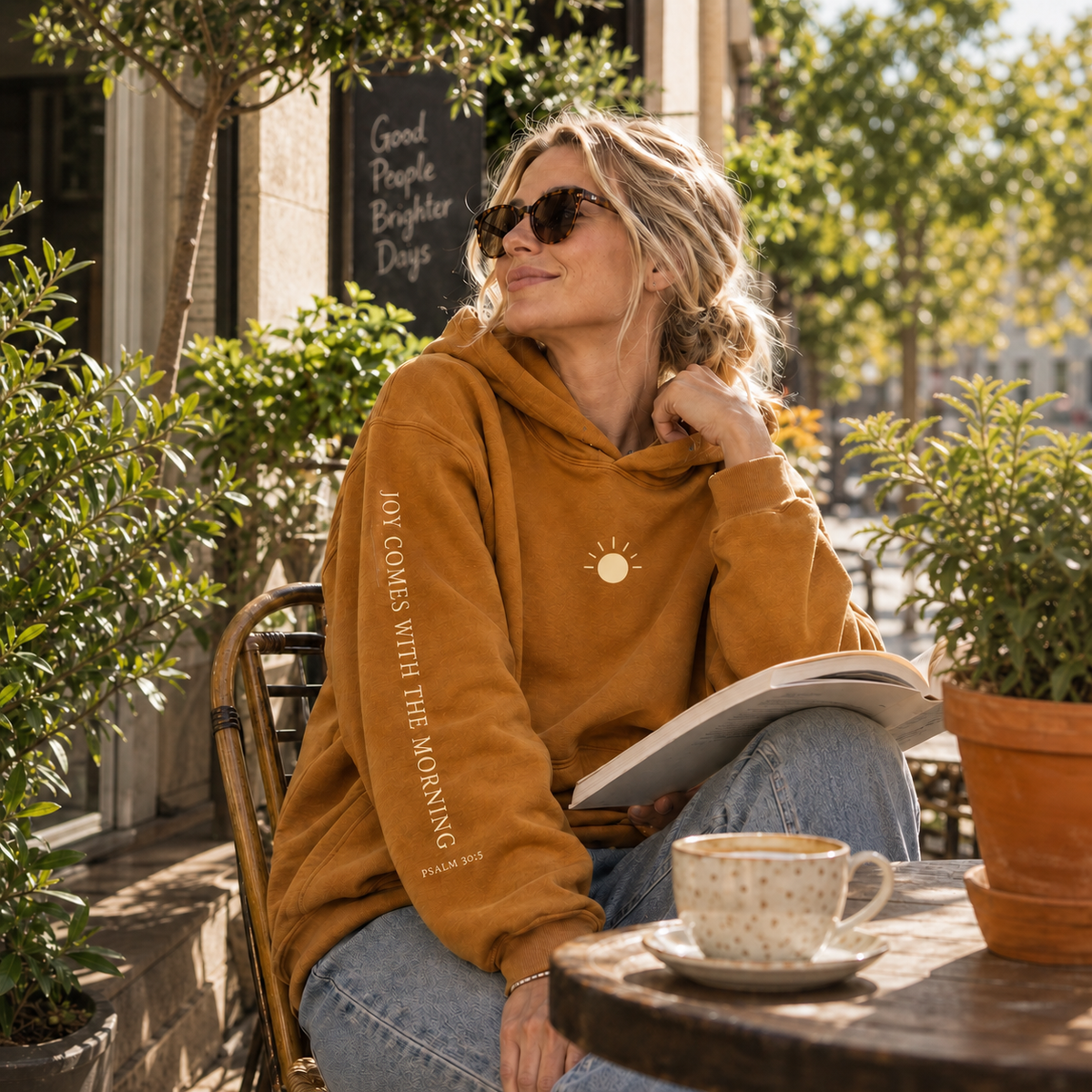 Joy Comes With the Morning Hoodie