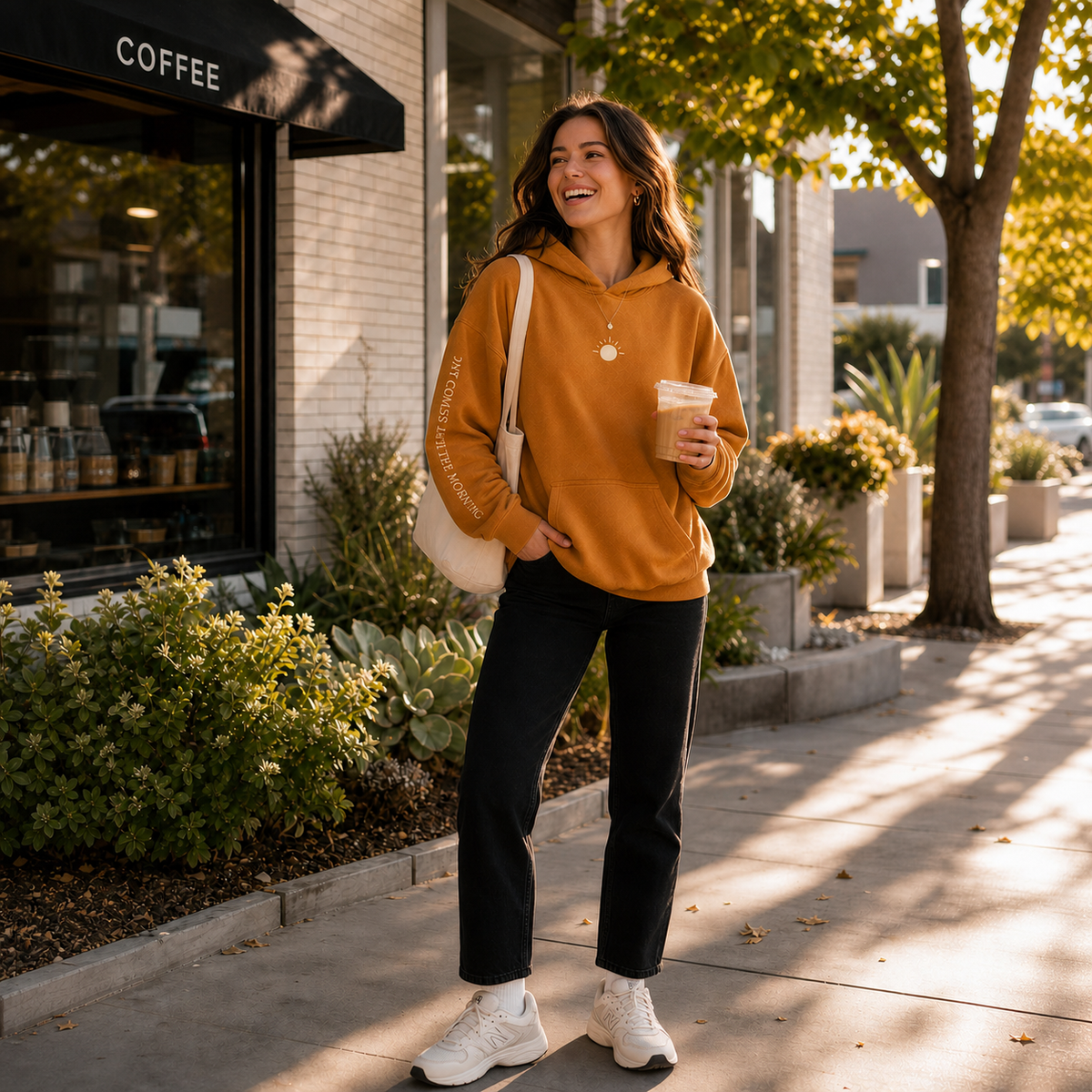Joy Comes With the Morning Hoodie