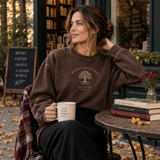Rooted & Established in Love Washed Sweatshirt