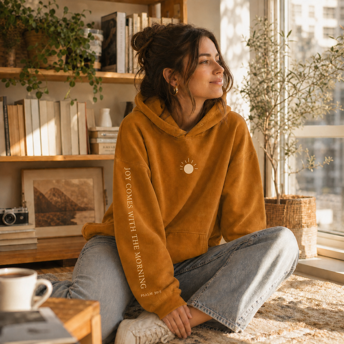 Joy Comes With the Morning Hoodie