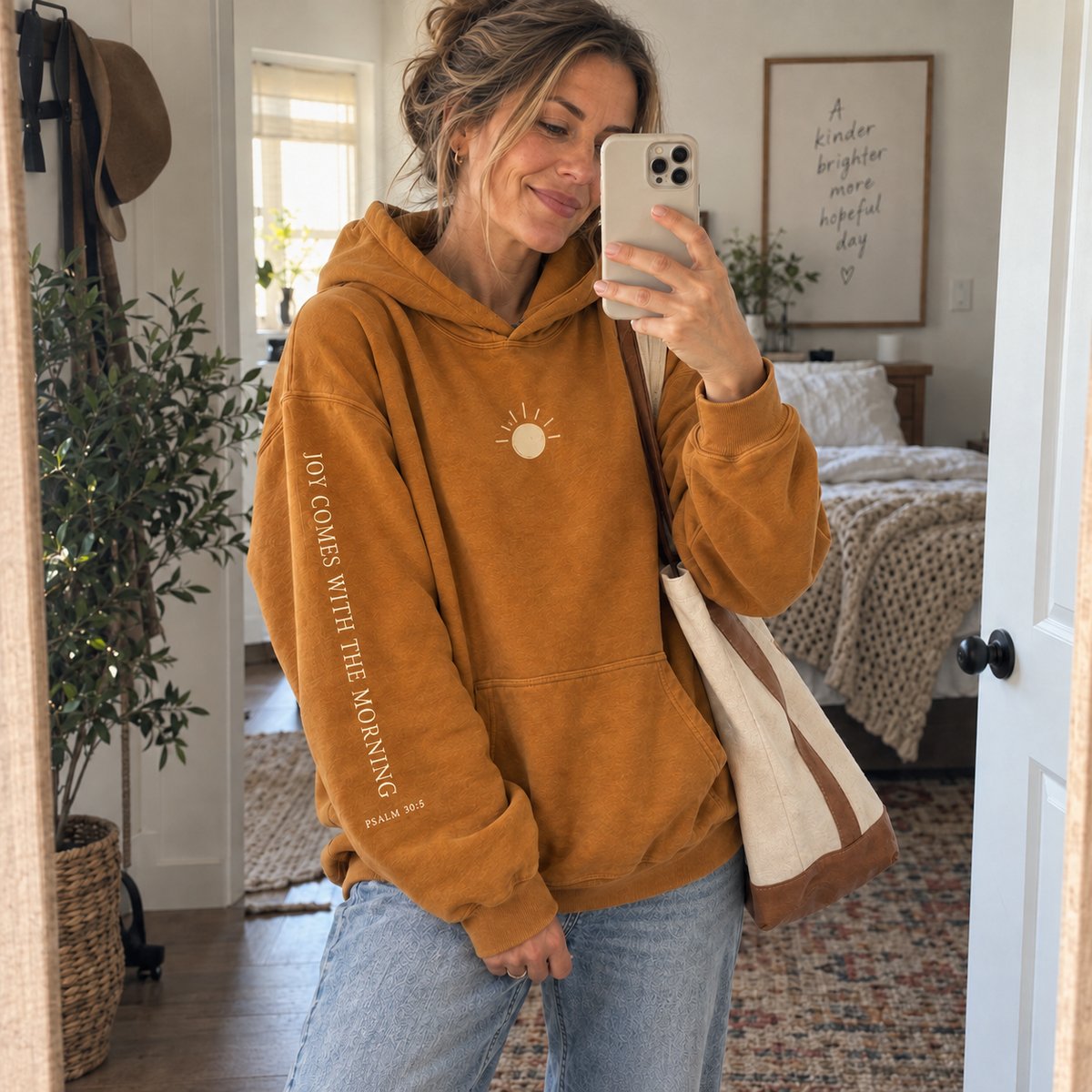 Joy Comes With the Morning Hoodie
