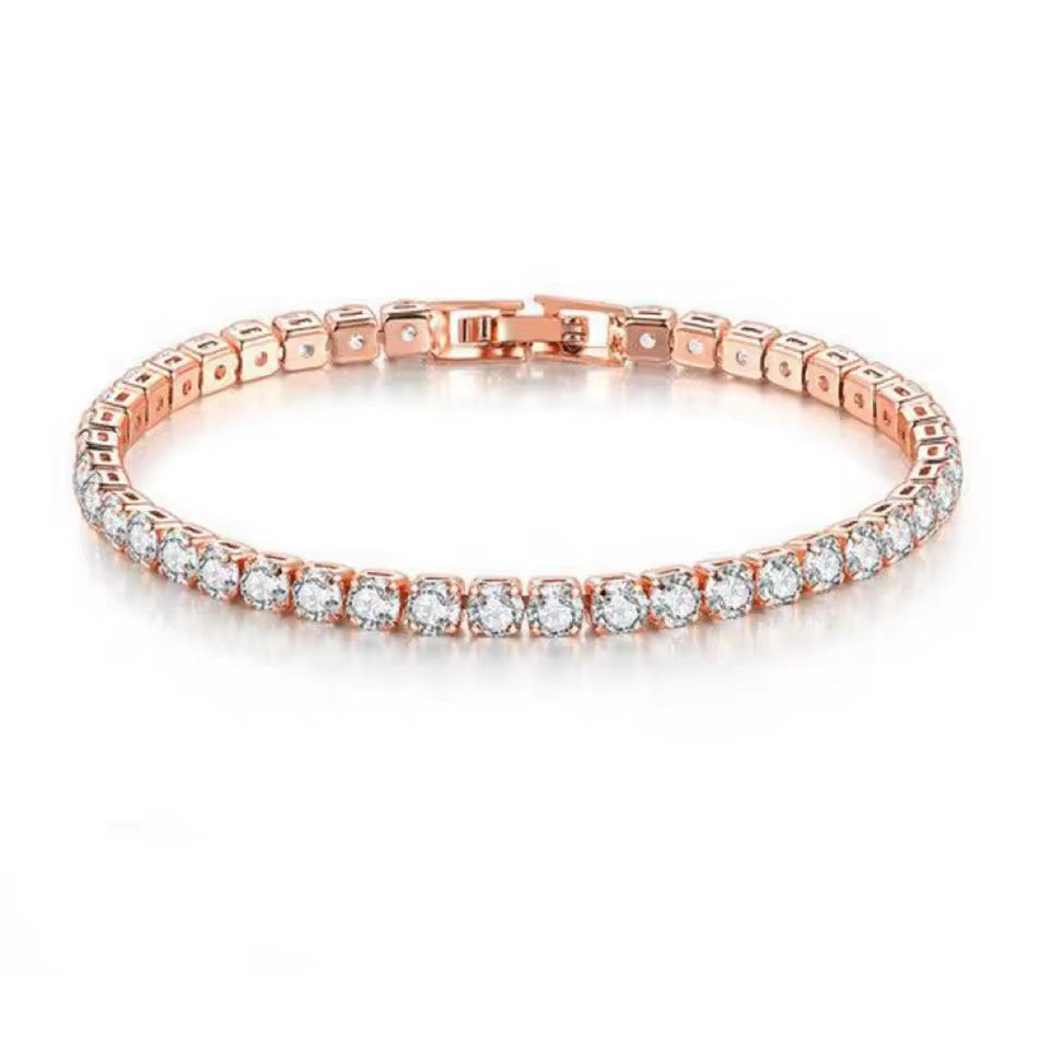 PAVOI 14K Gold Plated Tennis Bracelet
