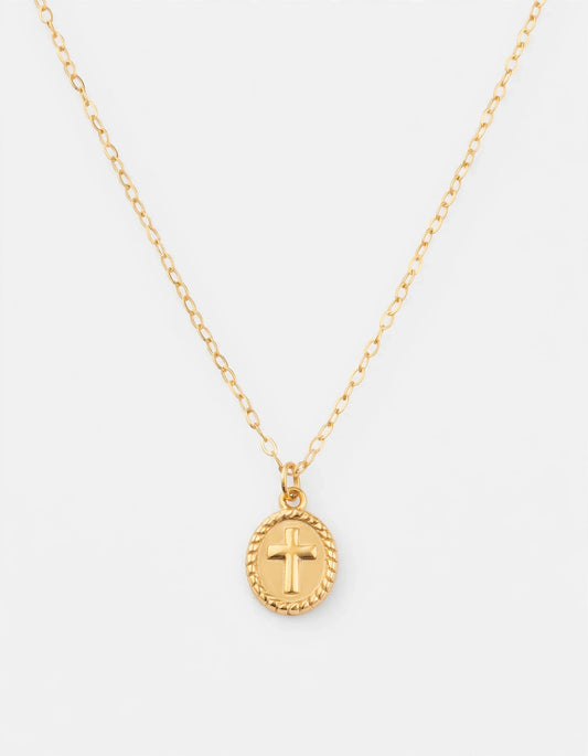 Living Hope Cross Link Necklace