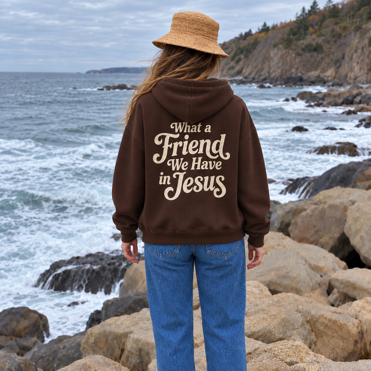 What a Friend Hoodie In Jesus Hoodie